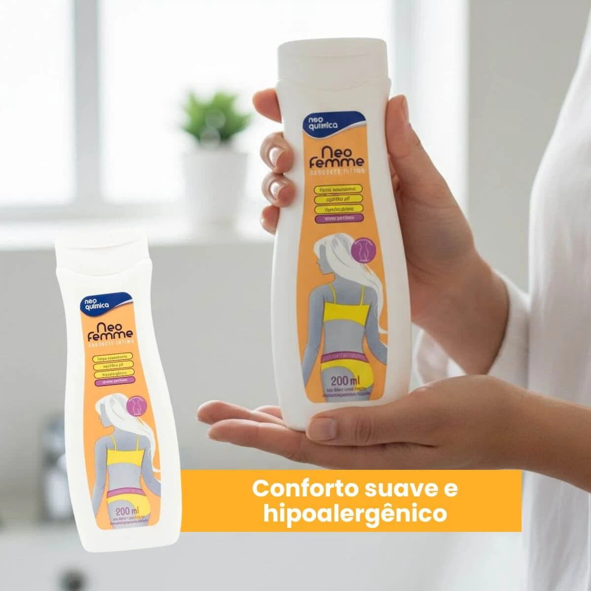 SABONETE ÍNTIMO LÍQUIDO NEOFEMME NEUTRO 200ML — imagem 2 | Farmácia Resyla