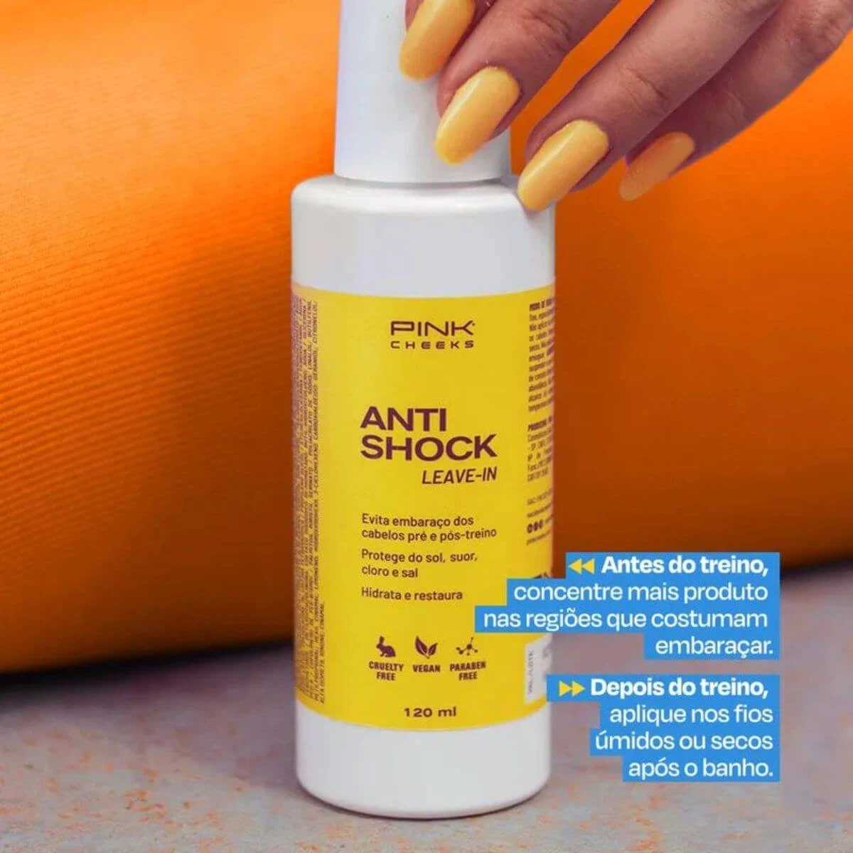 LEAVE-IN PINK CHEEKS ANTI SHOCK 120ML — imagem 3 | Farmácia Resyla