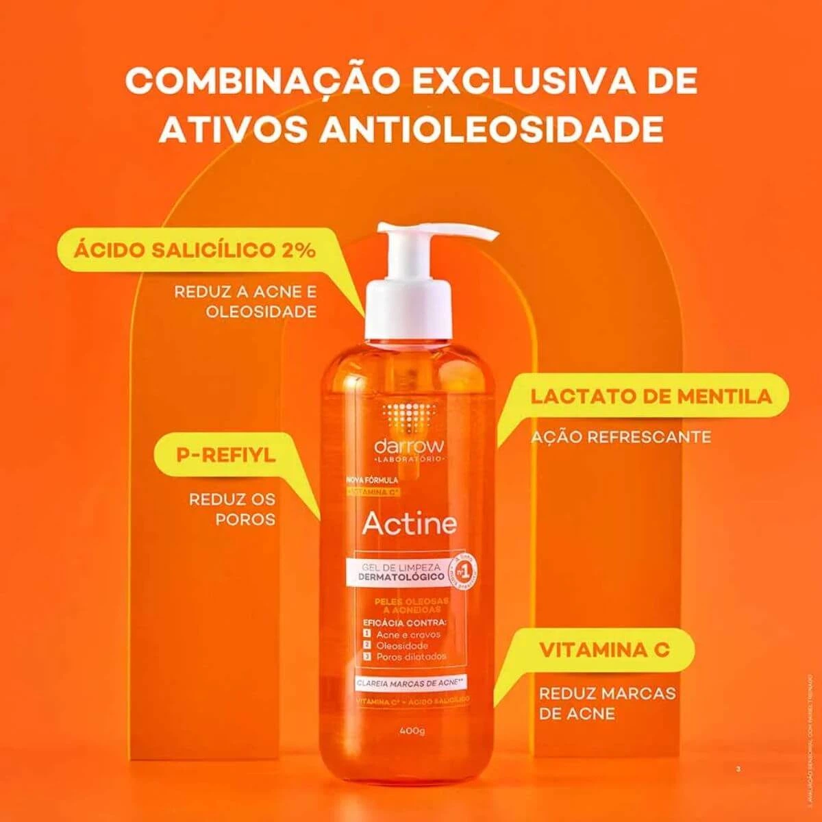 KIT ACTINE DARROW GEL LIMPEZA 140G + GEL DE LIMPEZA 40G — imagem 2 | Farmácia Resyla