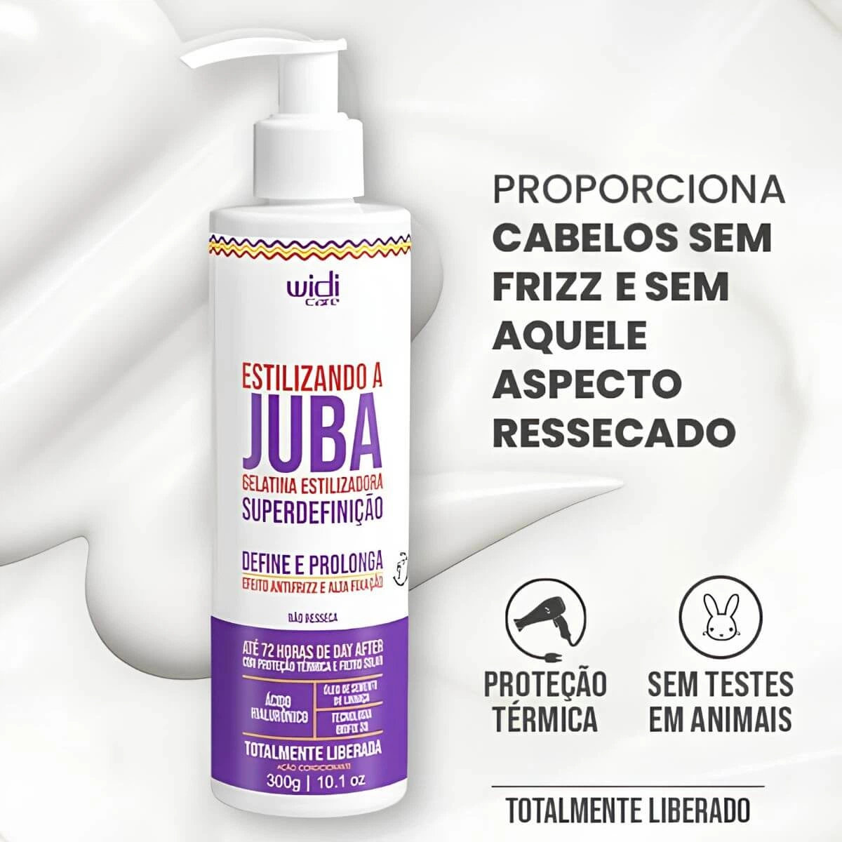 GELATINA WIDI CARE JUBA ESTILIZA SUPER DEFINIÇÃO 300G — imagem 4 | Farmácia Resyla