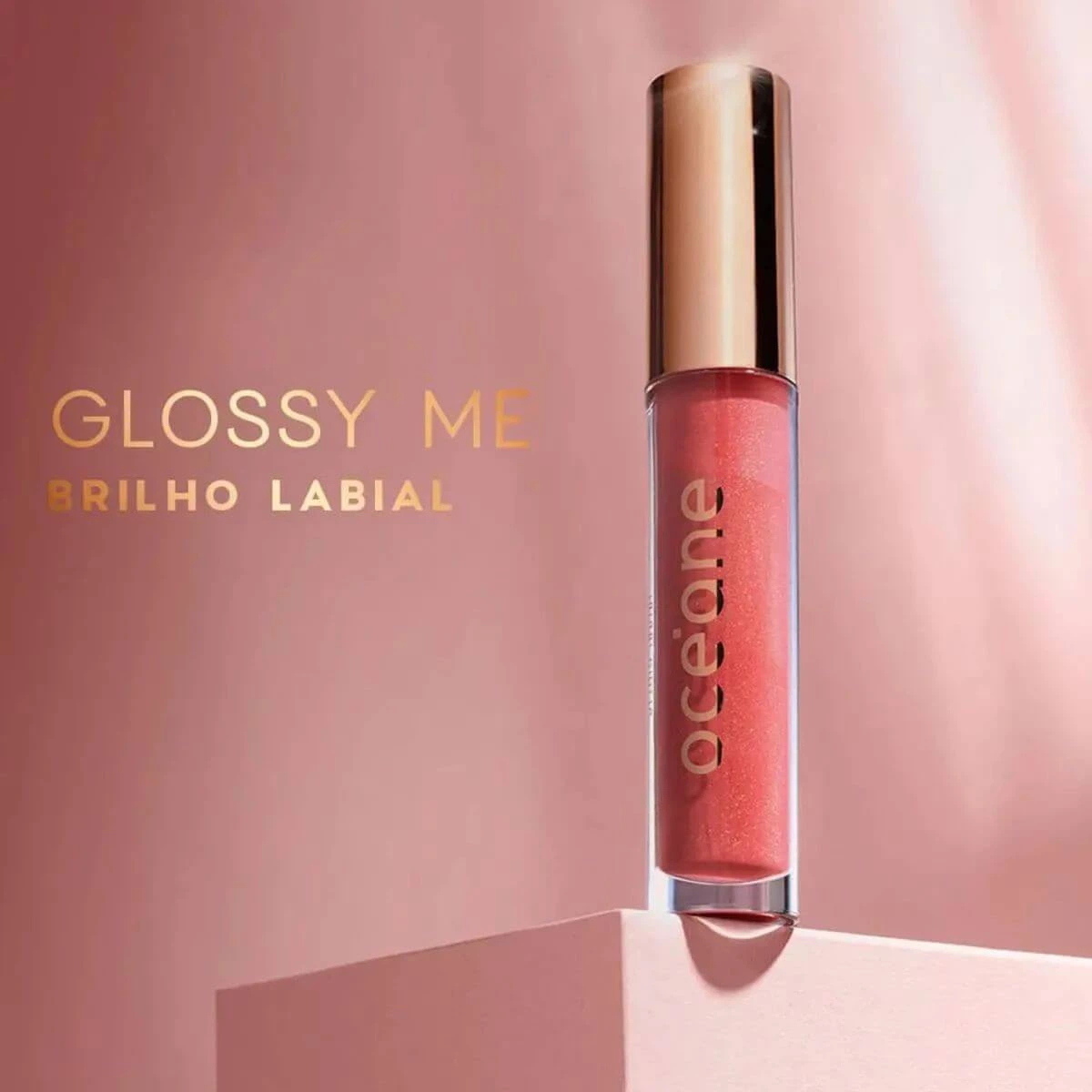 BRILHO LABIAL OCEANE GLOSSY ME ROSE PINK — imagem 4 | Farmácia Resyla