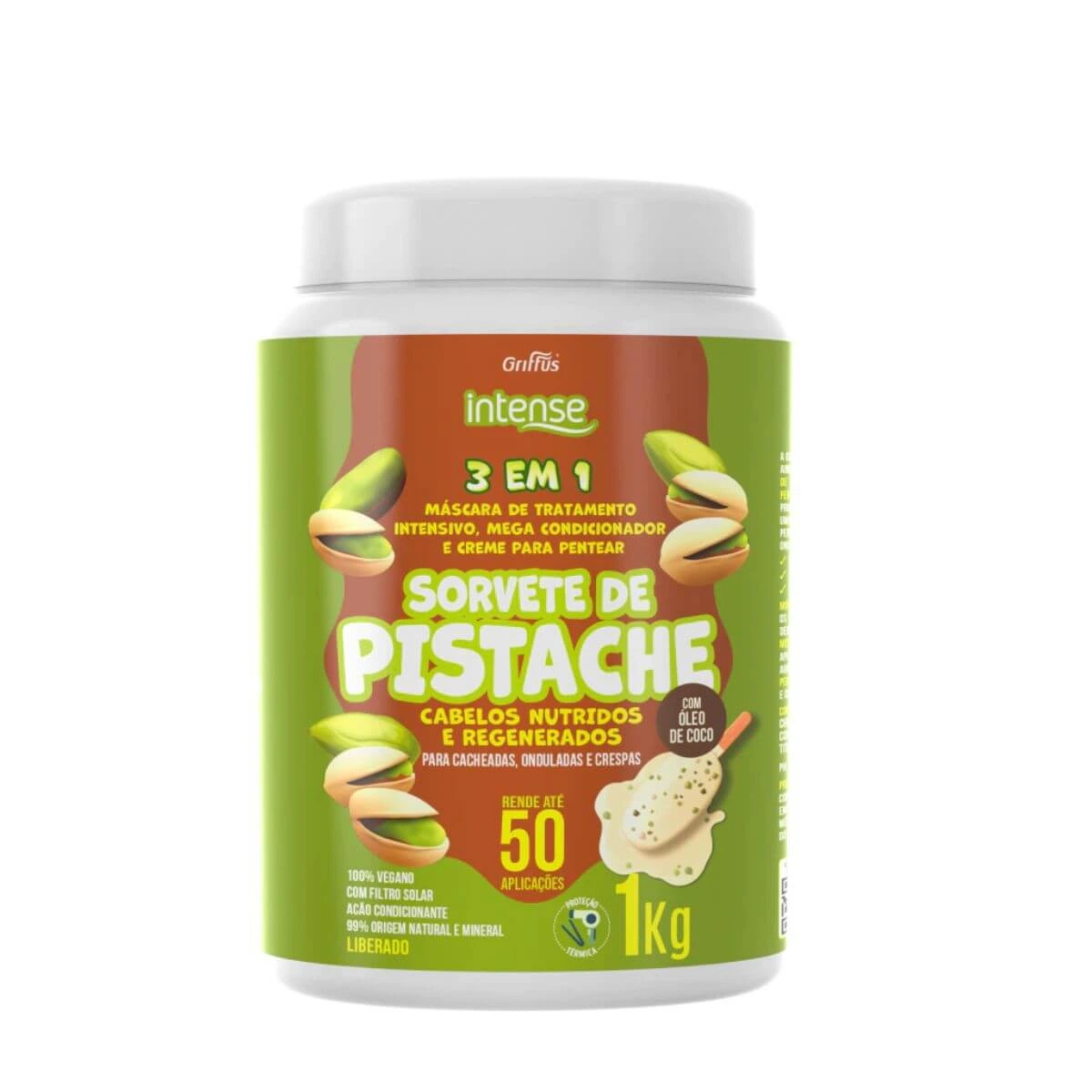 MÁSCARA GRIFFUS INTENSE PISTACHE 1KG — Griffus | Farmácia Resyla