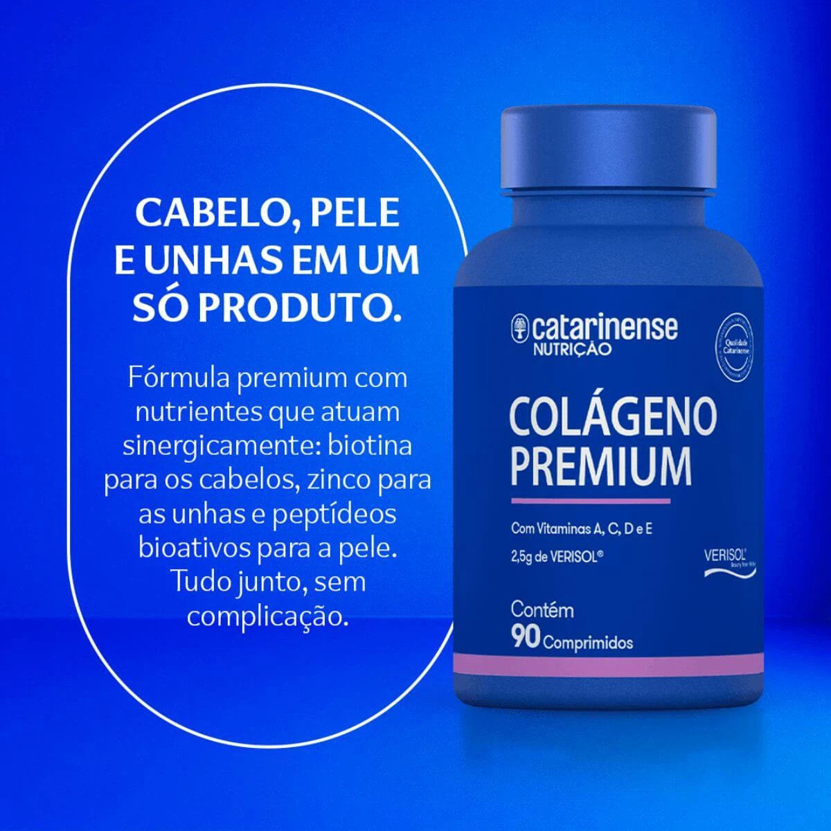 COLÁGENO PREMIUM VERISOL 90CP - CATARINENSE — imagem 4 | Farmácia Resyla
