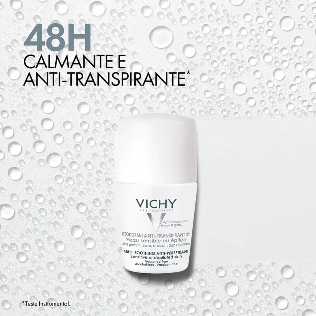 DESODORANTE VICHY ANTI TRANSPIRANTE 48HRS 50ML PELE SENSI — imagem 2 | Farmácia Resyla