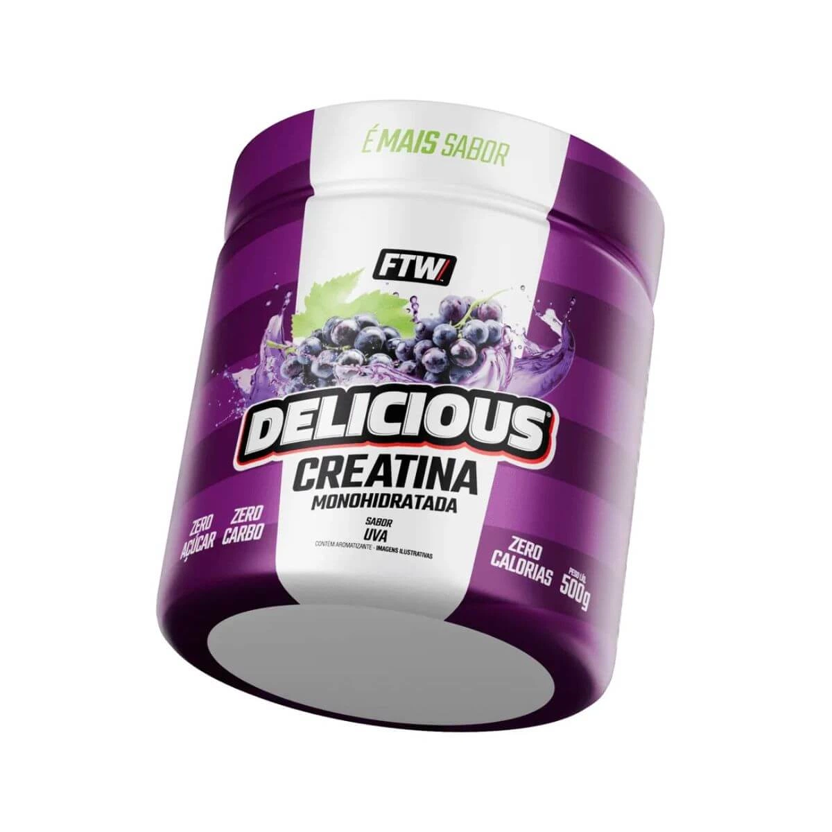 CREATINA DELICIOUS FTW UVA 500G — FTW | Farmácia Resyla