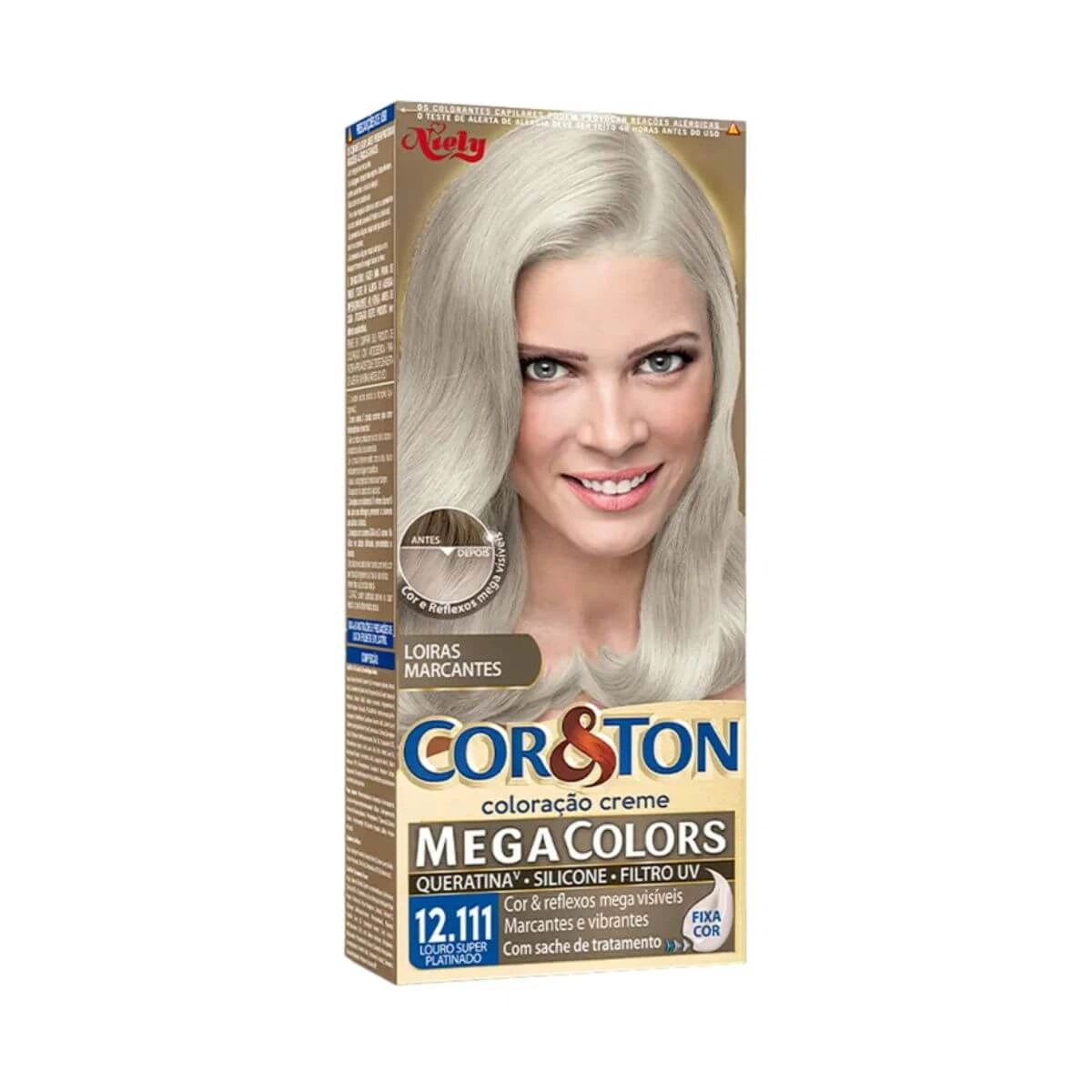 TINTA COR & TON 12.111 LOURO SUPER PLATINADO — Cor & Ton | Farmácia Resyla
