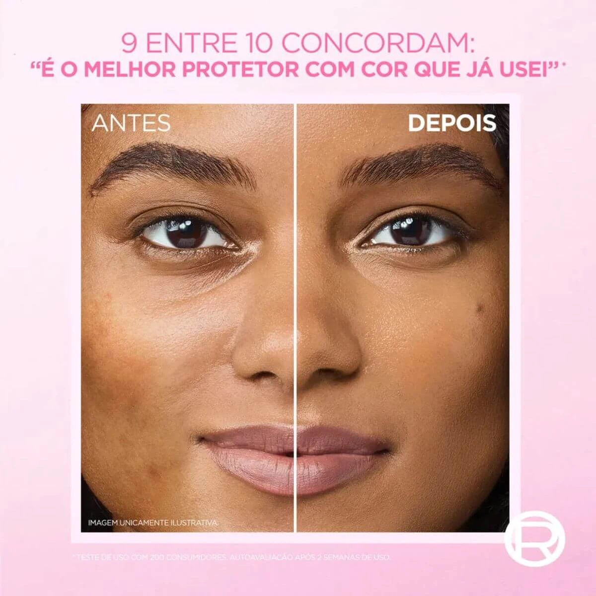 PROTETOR SOLAR FACIAL L'ORÉAL EXPERTISE SOLAR EFEITO MAKE-UP FPS70 COR 4.0 30G — imagem 3 | Farmácia Resyla
