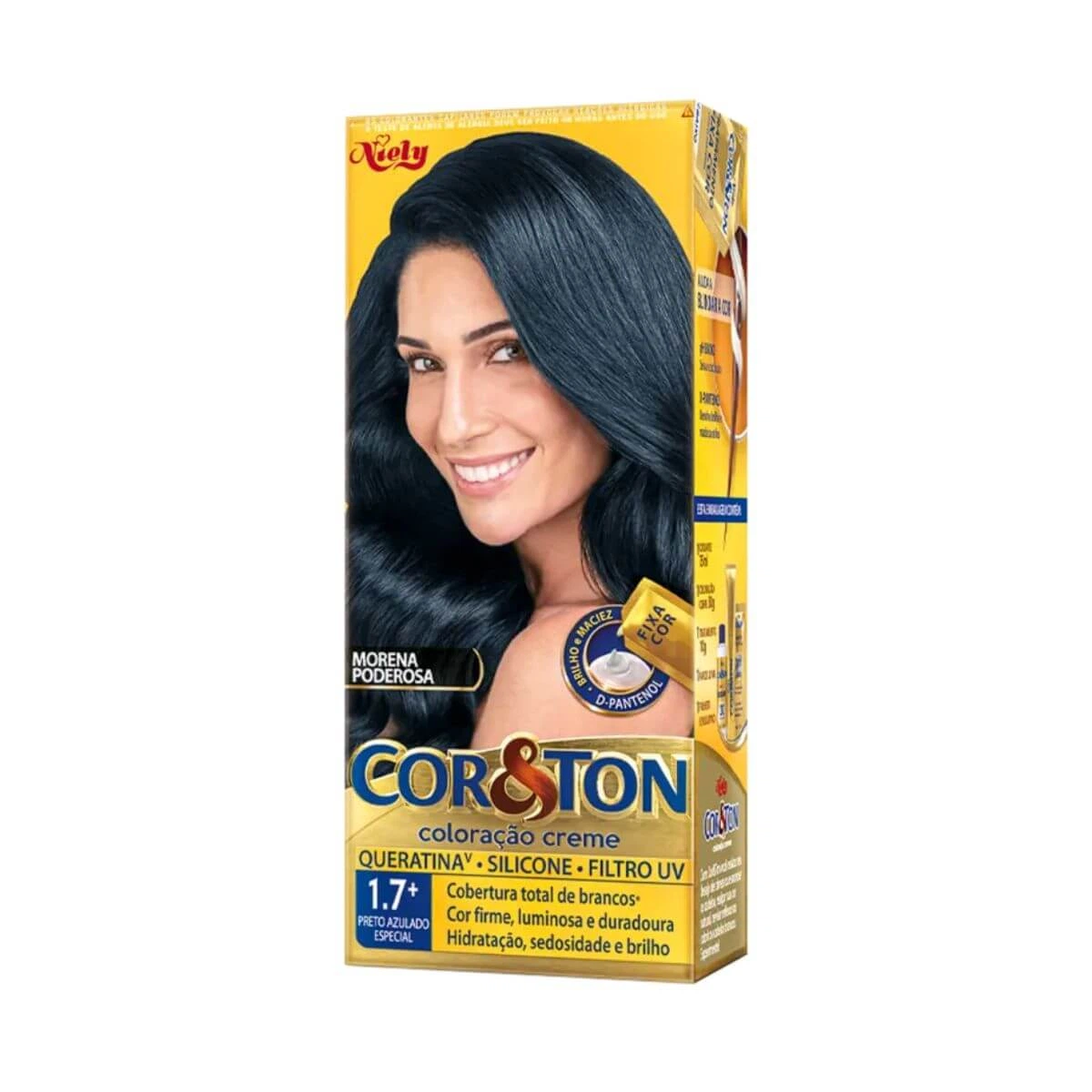 TINTA COR & TON 1.7 PRETO AZUL AZULADO ESPECIAL — Cor & Ton | Farmácia Resyla