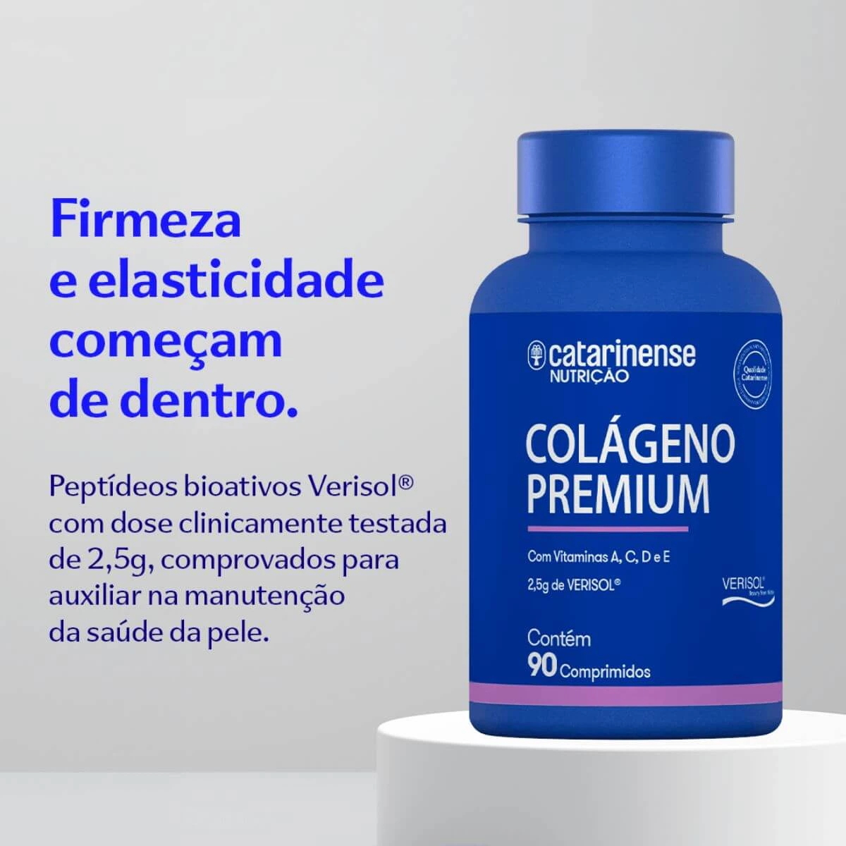 COLÁGENO PREMIUM VERISOL 90CP - CATARINENSE — imagem 5 | Farmácia Resyla