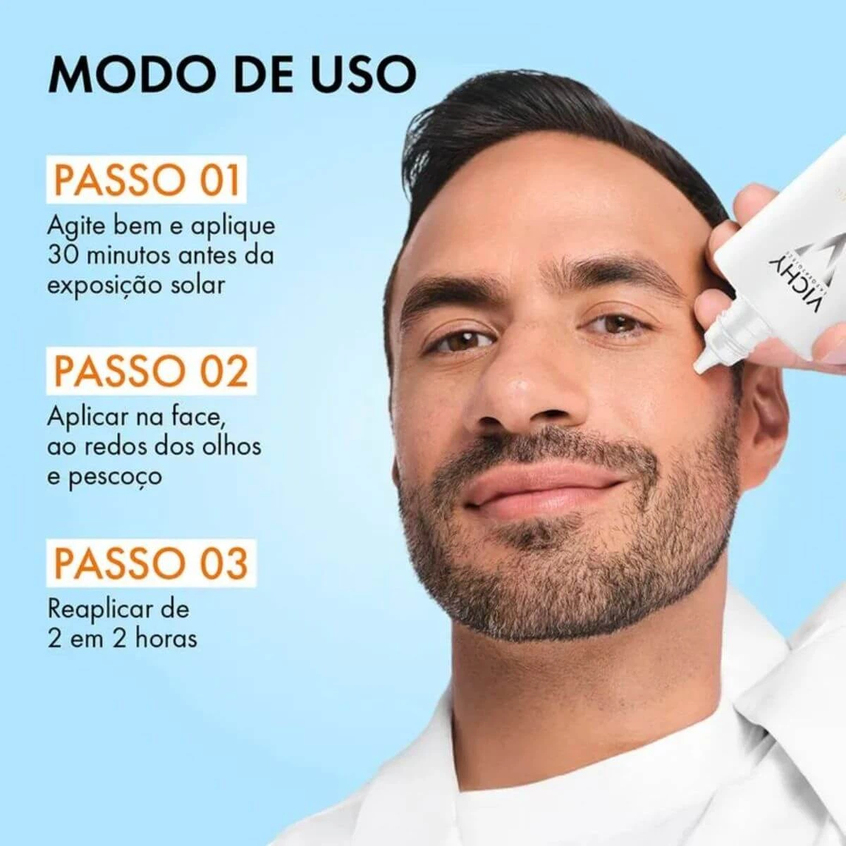 PROTETOR SOLAR FACIAL VICHY UV AQUA FPS60 40ML — imagem 4 | Farmácia Resyla