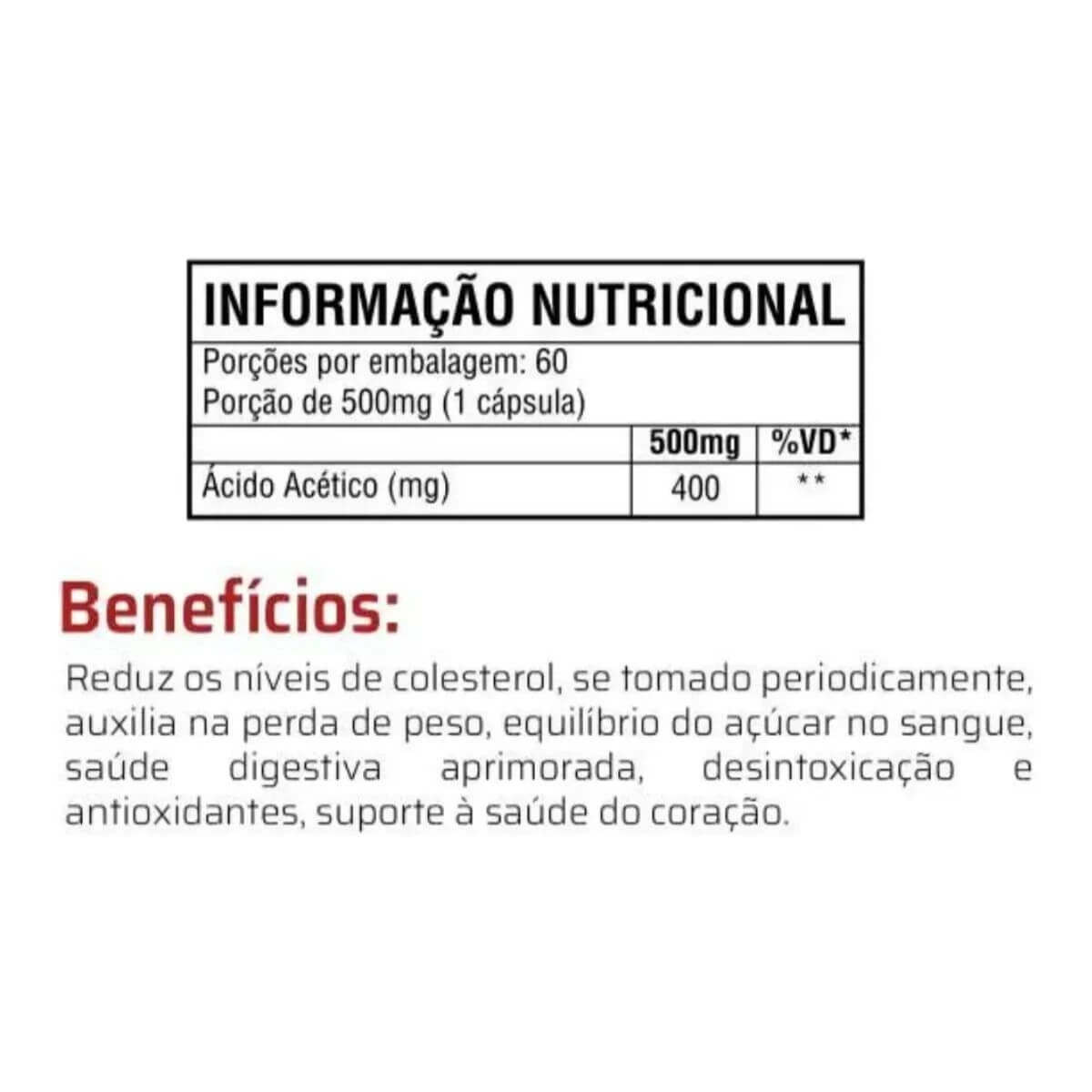 VINAGRE DE MAÇÃ 60CAPS - GOOD VIT — imagem 5 | Farmácia Resyla