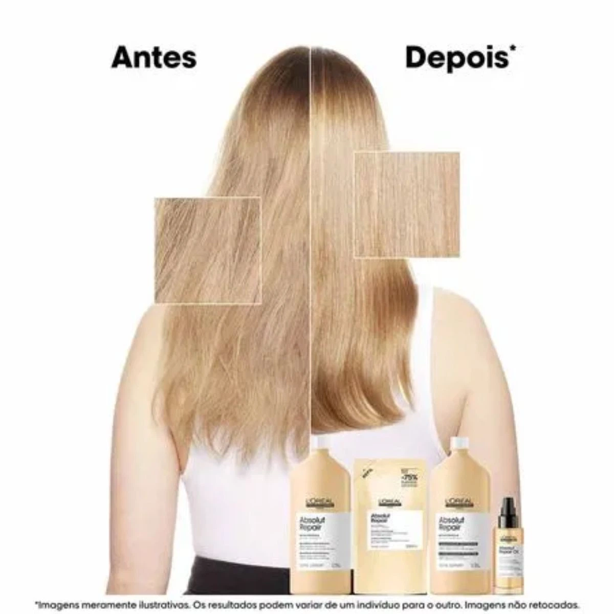 SHAMPOO LOREAL ABSOLUT REPAIR 1,5L — imagem 4 | Farmácia Resyla