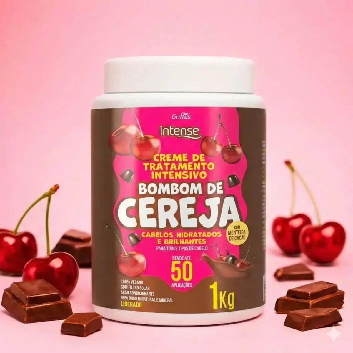 MÁSCARA GRIFFUS INTENSE CEREJA 1KG — imagem 2 | Farmácia Resyla