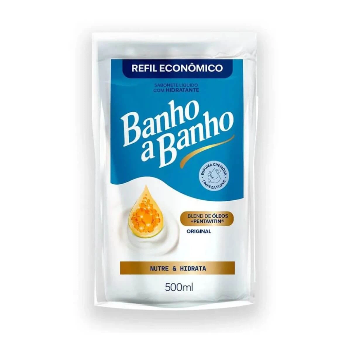 REFIL SABONETE LÍQUIDO BANHO A BANHO ORIGINAL 500ML — imagem 2 | Farmácia Resyla