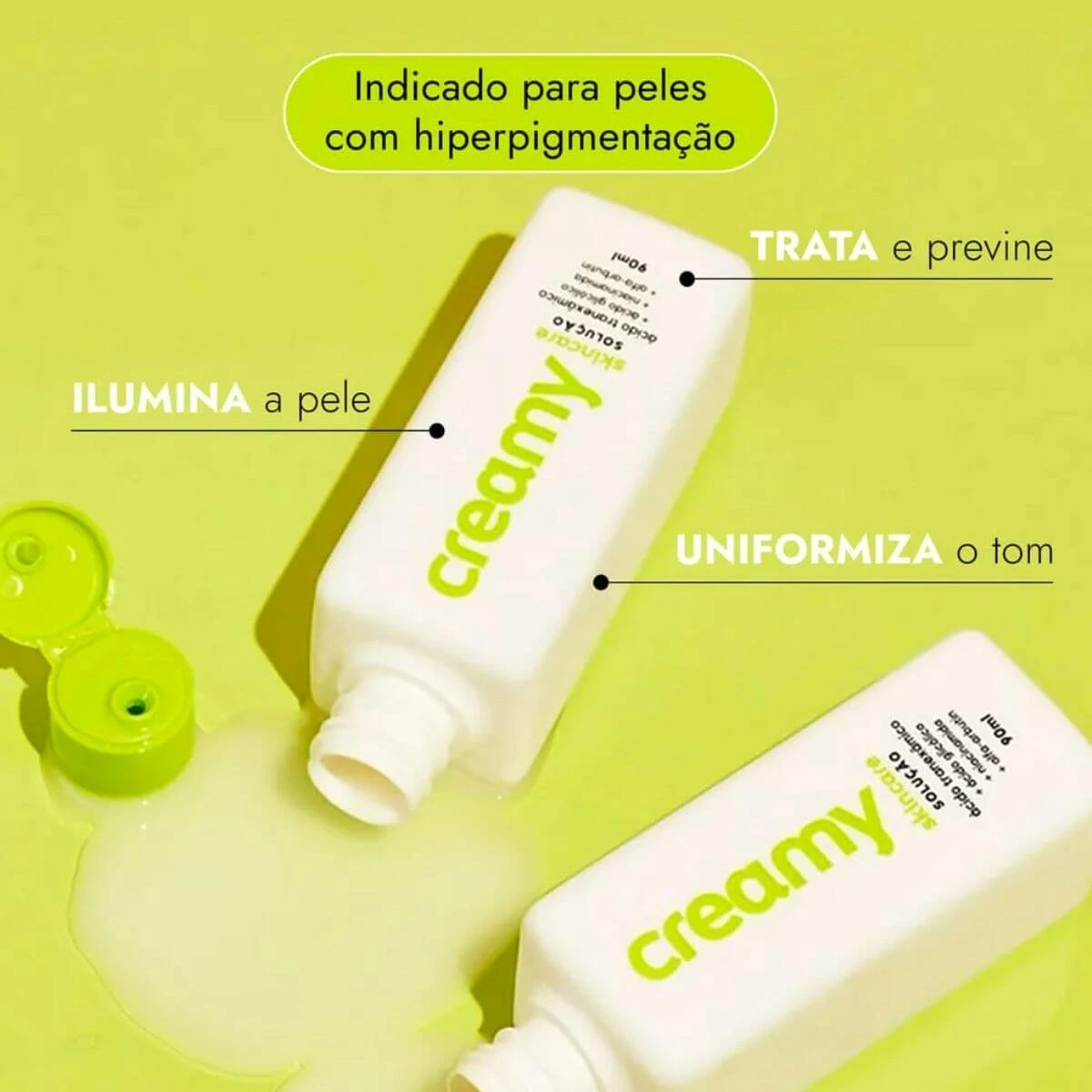 TÔNICO CLAREADOR ÁCIDO TRANEXÂMICO CREAMY 90ML — imagem 2 | Farmácia Resyla