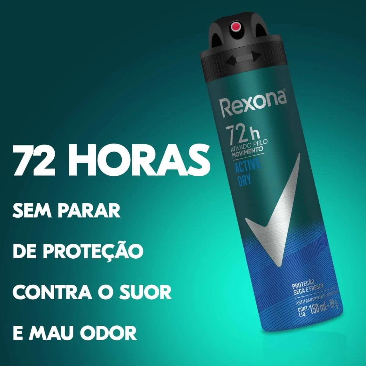 DESODORANTE ANTITRANSPIRANTE AEROSOL REXONA MEN INVISIBLE MASCULINO 150ML — imagem 2 | Farmácia Resyla