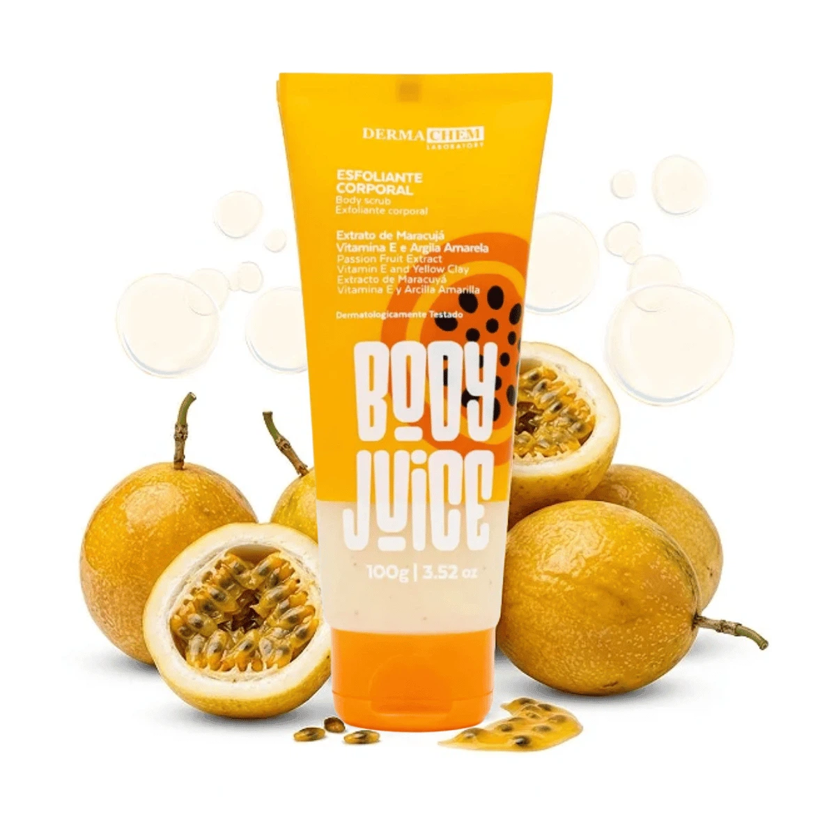 ESFOLIANTE BODY JUICE MARACUJÁ 100ML DERMACHEM — imagem 2 | Farmácia Resyla