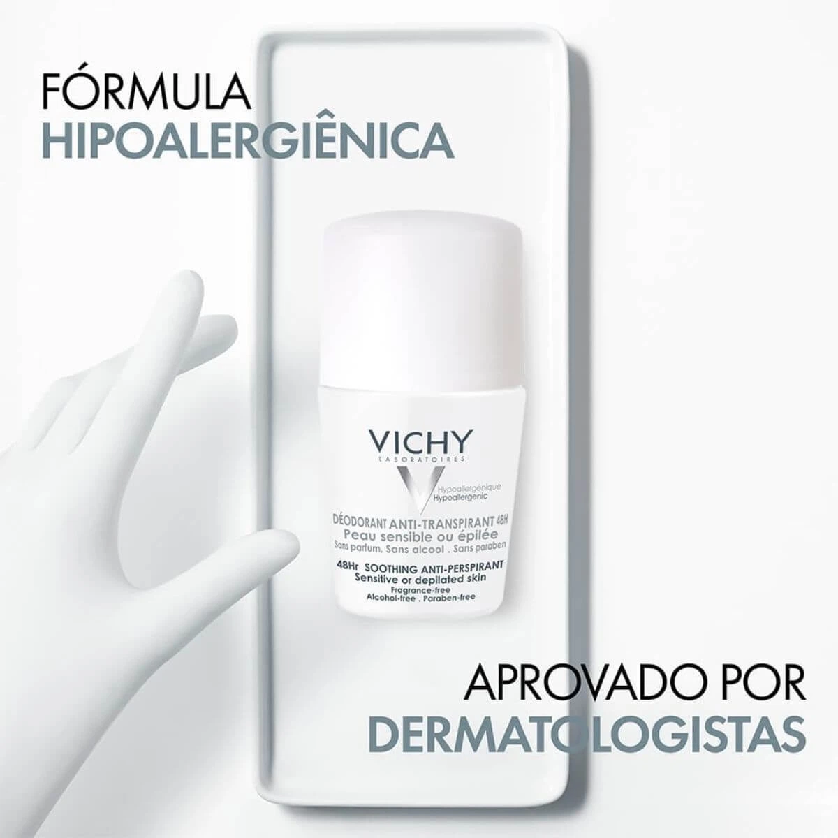DESODORANTE VICHY ANTI TRANSPIRANTE 48HRS 50ML PELE SENSI — imagem 5 | Farmácia Resyla