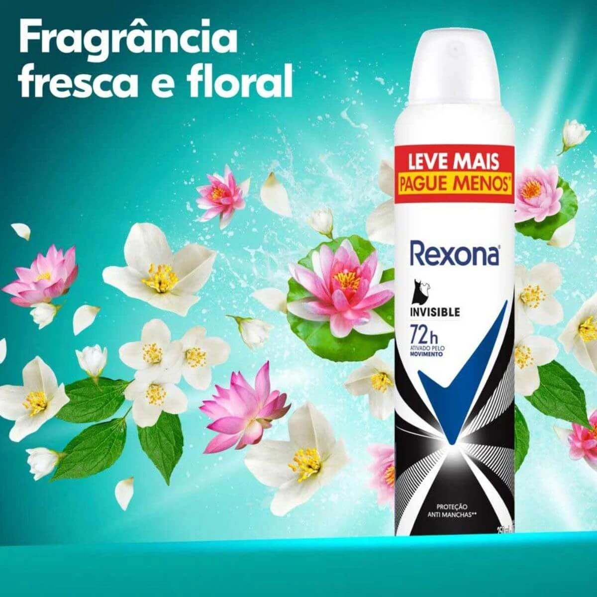 DESODORANTE REXONA AERO INVISIBLE 250ML — imagem 3 | Farmácia Resyla