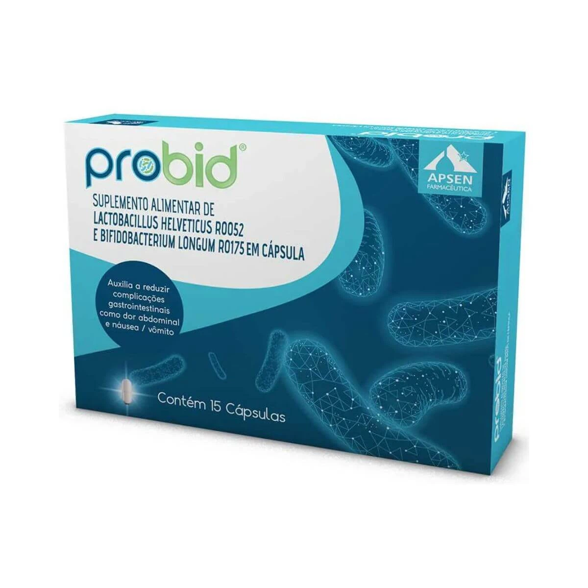 PROBIÓTICO PROBID 15 CÁPSULAS - APSEN — Aspen Pharma | Farmácia Resyla