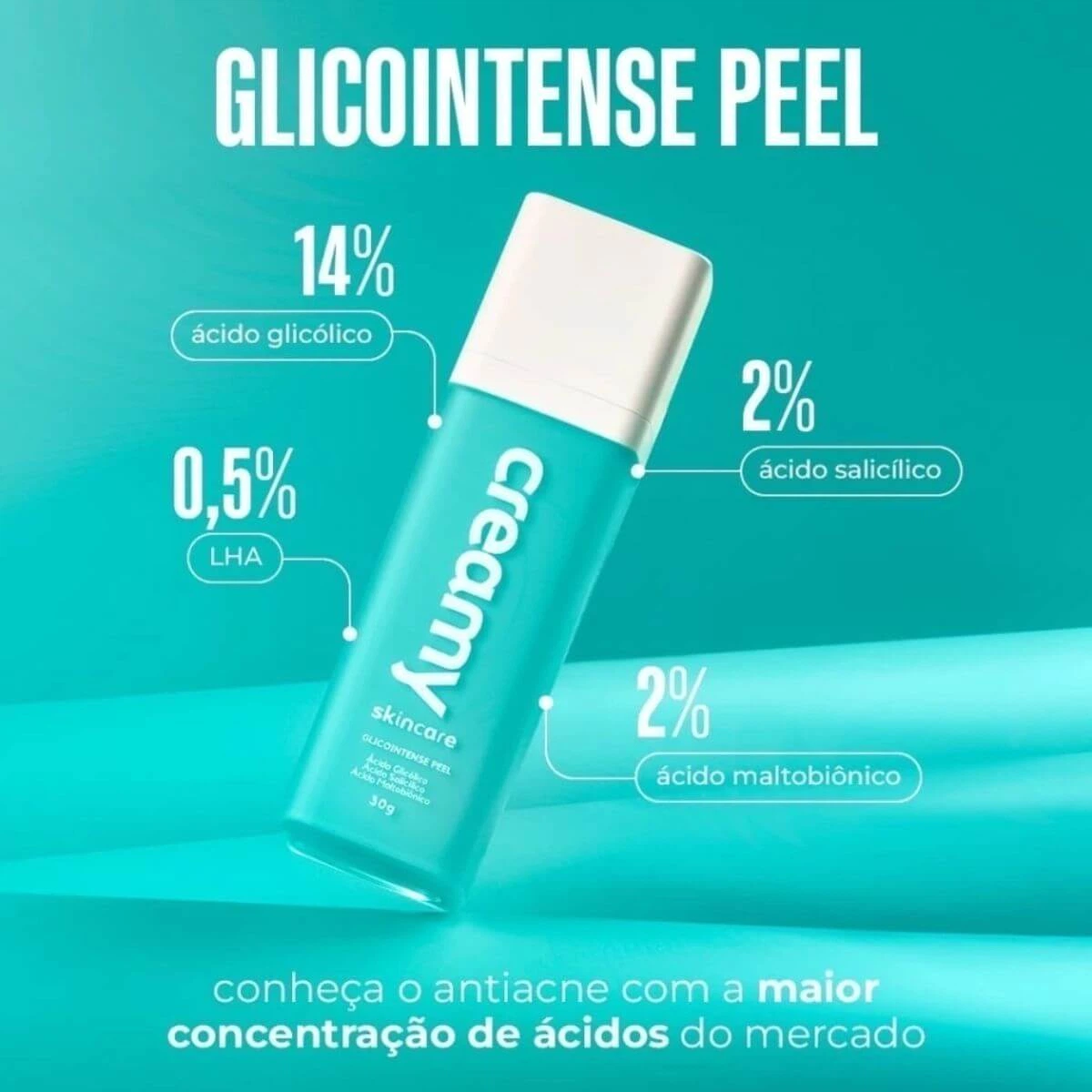 GEL-CREME RETEXTURIZADOR GLICOINTENSE PEEL CREAMY 30G — imagem 2 | Farmácia Resyla