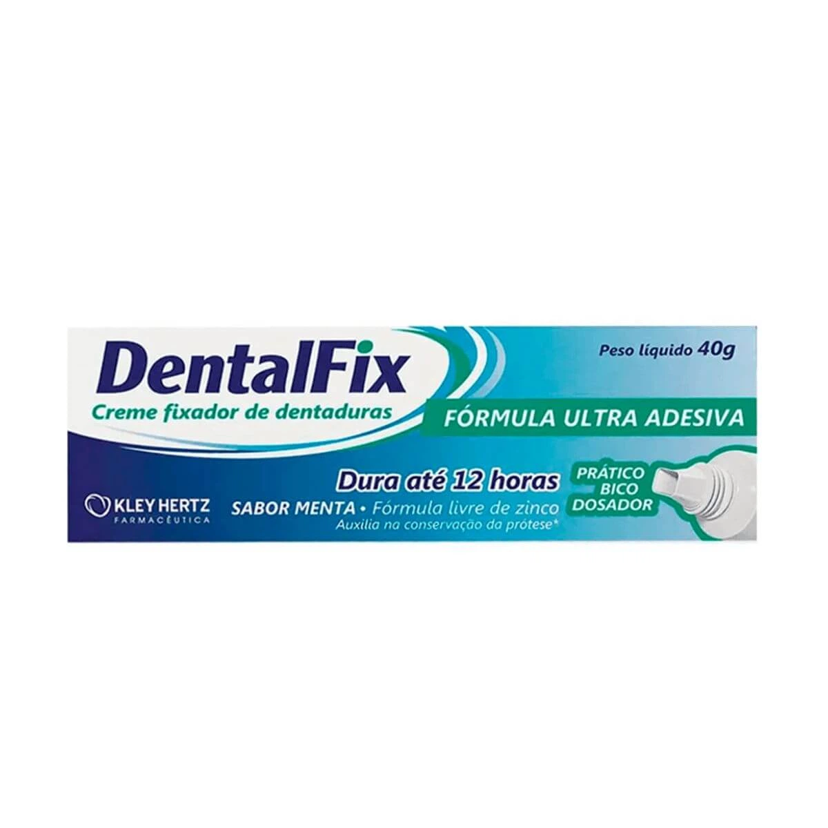 DENTALFIX CR FIXADOR SABOR MENTA 40G — Kley Hertz | Farmácia Resyla