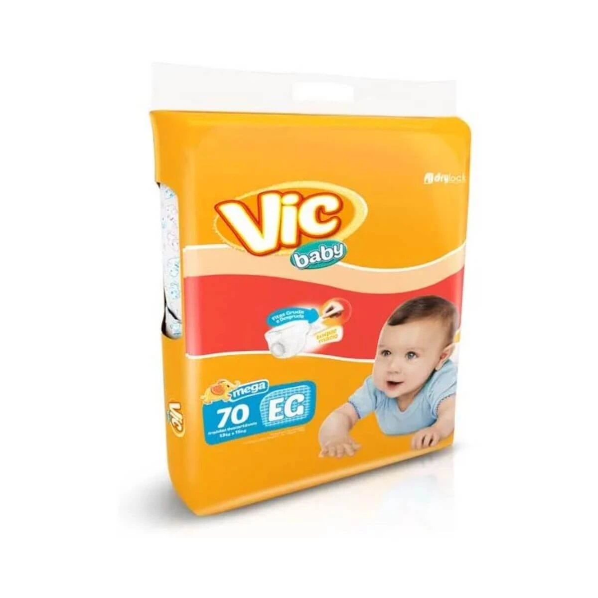 FRALDA VIC BABY XG C/70UN — Vic Baby | Farmácia Resyla