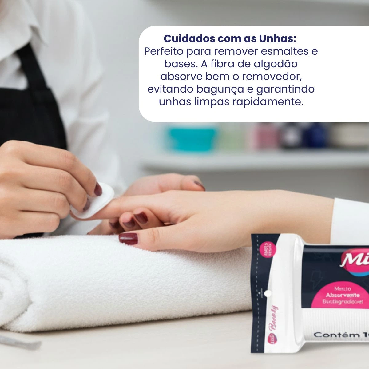 KIT 5% OFF 3 UNIDADES DISCOS DE ALGODÃO MILI BEAUTY 100UN — imagem 5 | Farmácia Resyla