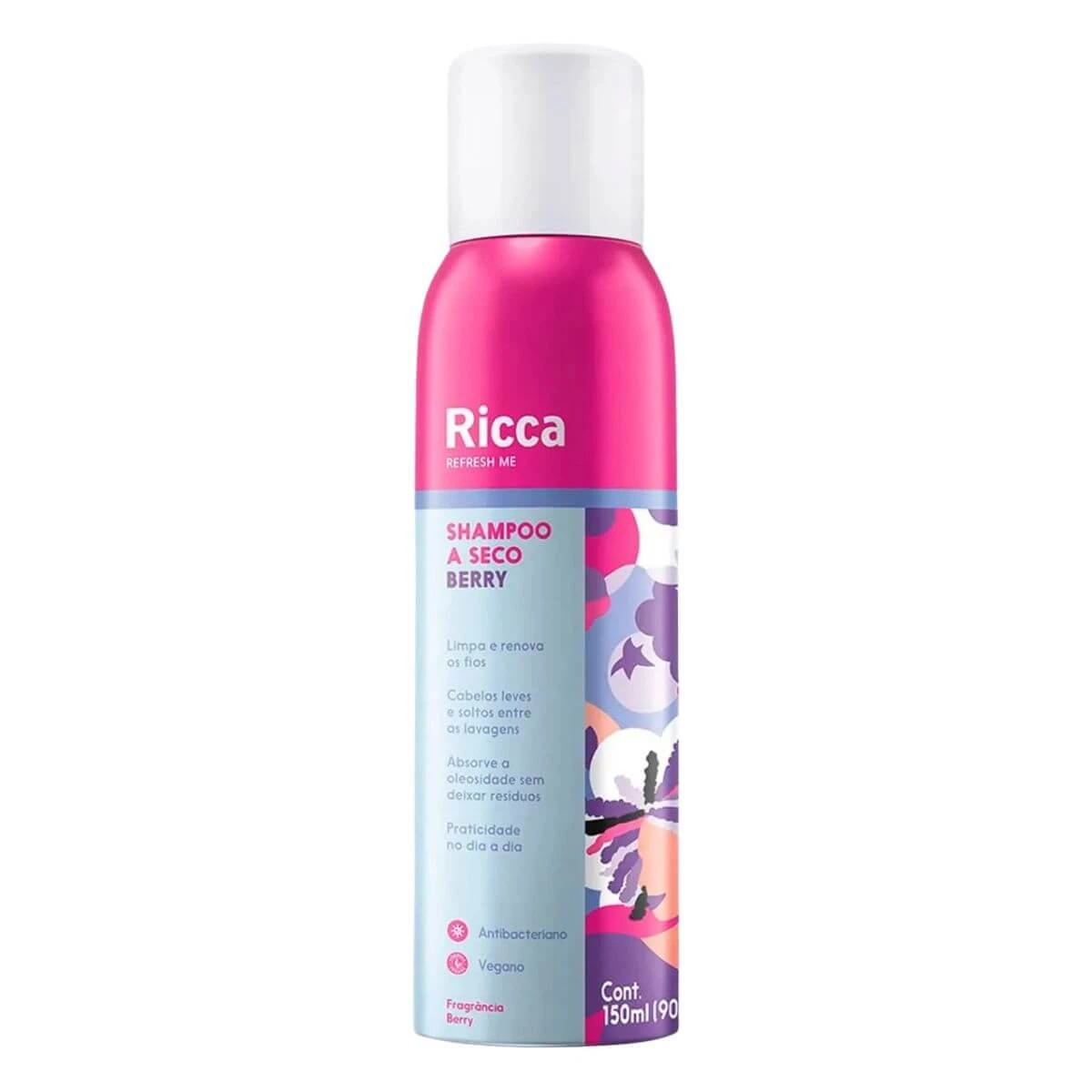SHAMPOO A SECO RICCA BERRIES 150ML — imagem 4 | Farmácia Resyla