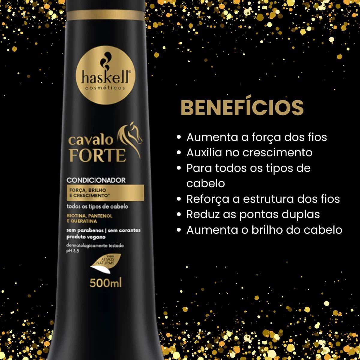 CONDICIONADOR HASKELL CAVALO FORTE 500ML — imagem 2 | Farmácia Resyla