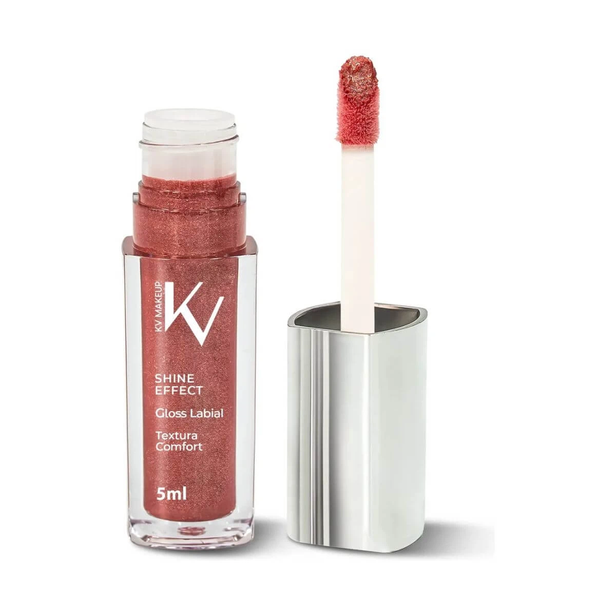 GLOSS LABIAL KV MAKEUP SHINE EFFECT ROSA VIBRANTE 5ML — imagem 2 | Farmácia Resyla
