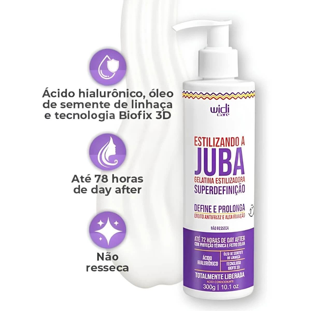 GELATINA WIDI CARE JUBA ESTILIZA SUPER DEFINIÇÃO 300G — imagem 2 | Farmácia Resyla