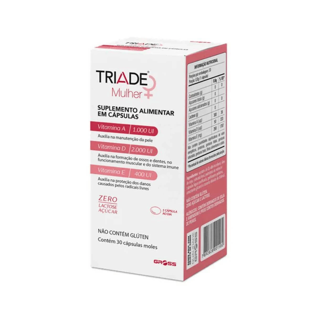 TRIADE MULHER 30 CÁPSULAS - GROSS — Gross | Farmácia Resyla