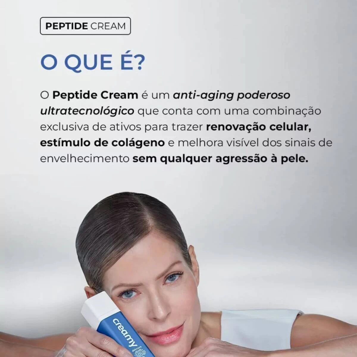 CREME FIRMADOR ANTI-IDADE PEPTIDE CREAM CREAMY 30G — imagem 2 | Farmácia Resyla
