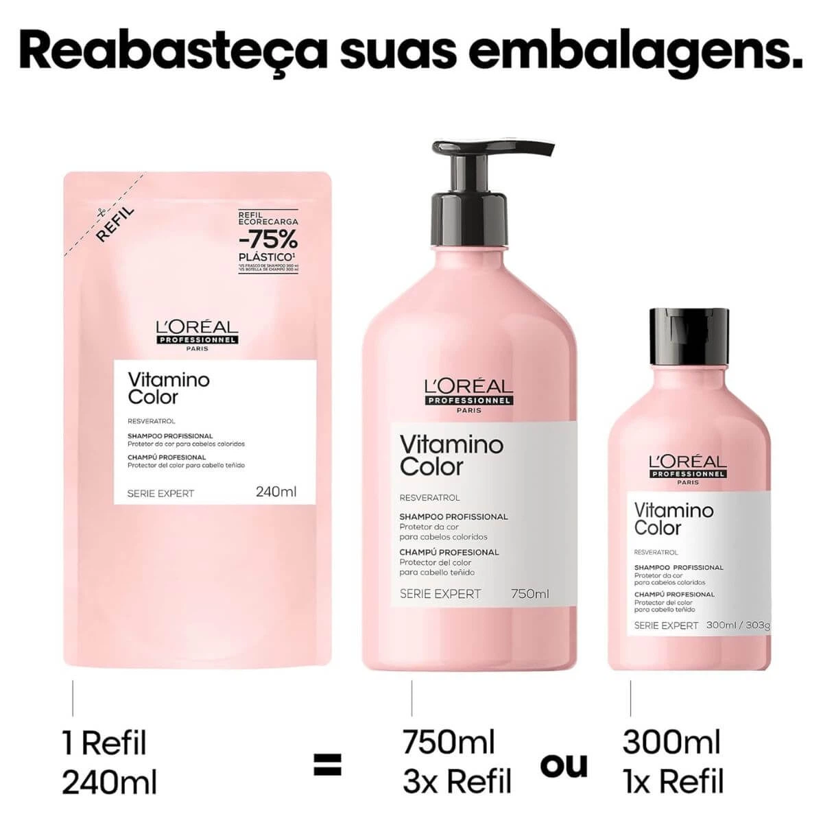 REFIL SHAMPOO LOREAL VITAMINO COLOR 240ML — imagem 4 | Farmácia Resyla
