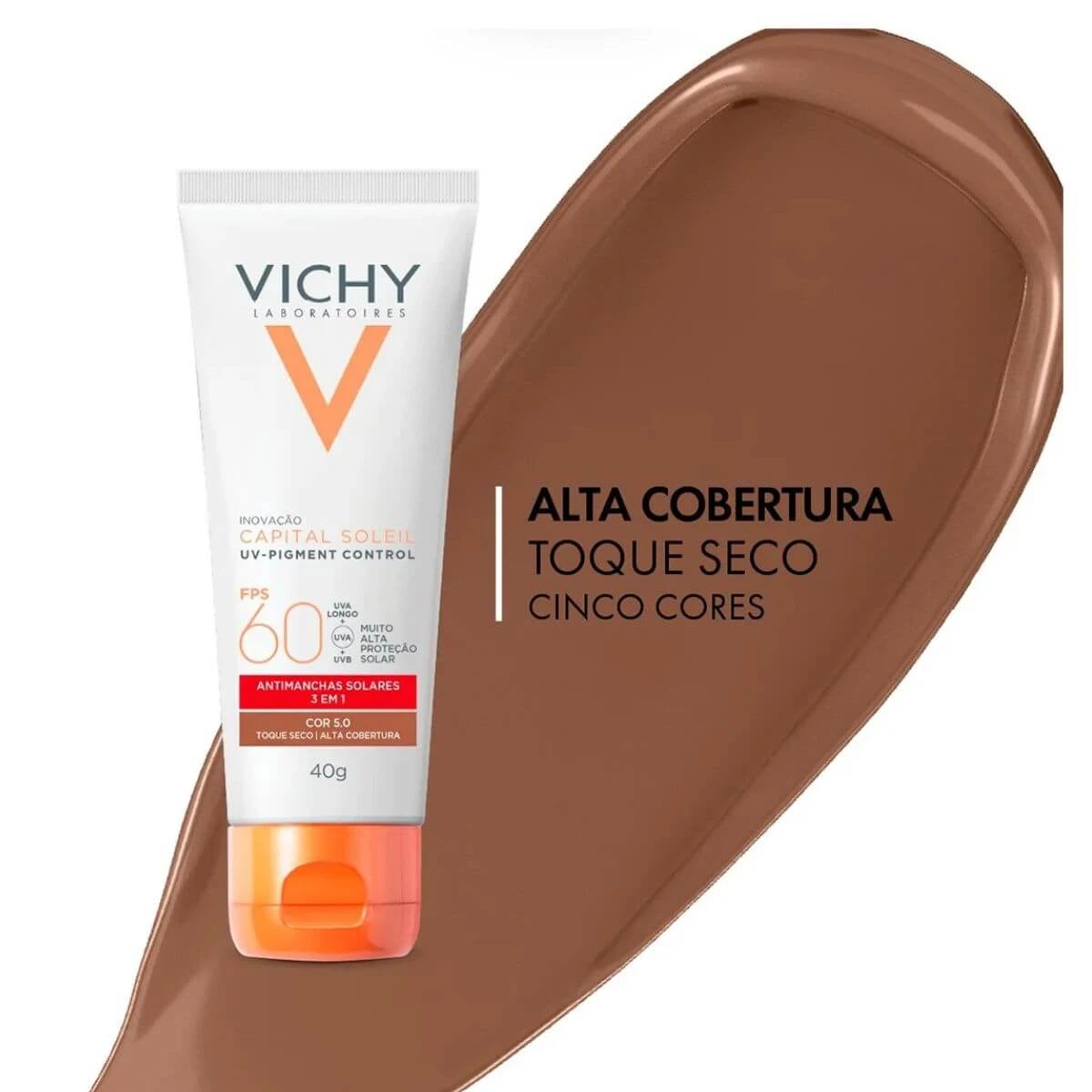 PROTETOR SOLAR VICHY UV-PIGMENT CONTROL FPS60 COR 5.0 40G — imagem 4 | Farmácia Resyla