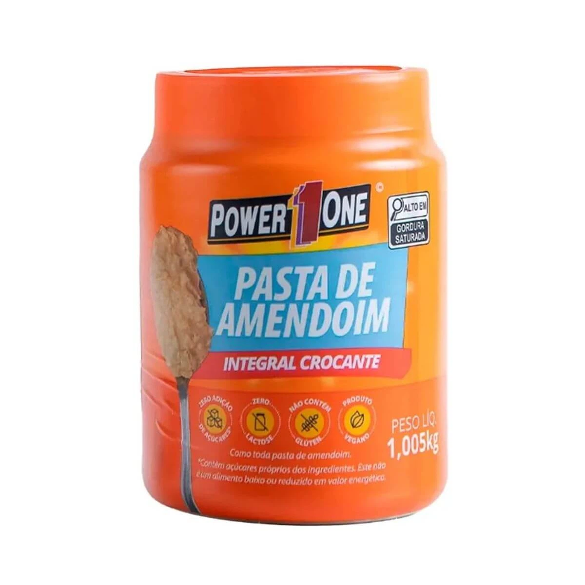 PASTA DE AMENDOIM POWER1ONE CROCANTE 1KG — PowerOne | Farmácia Resyla