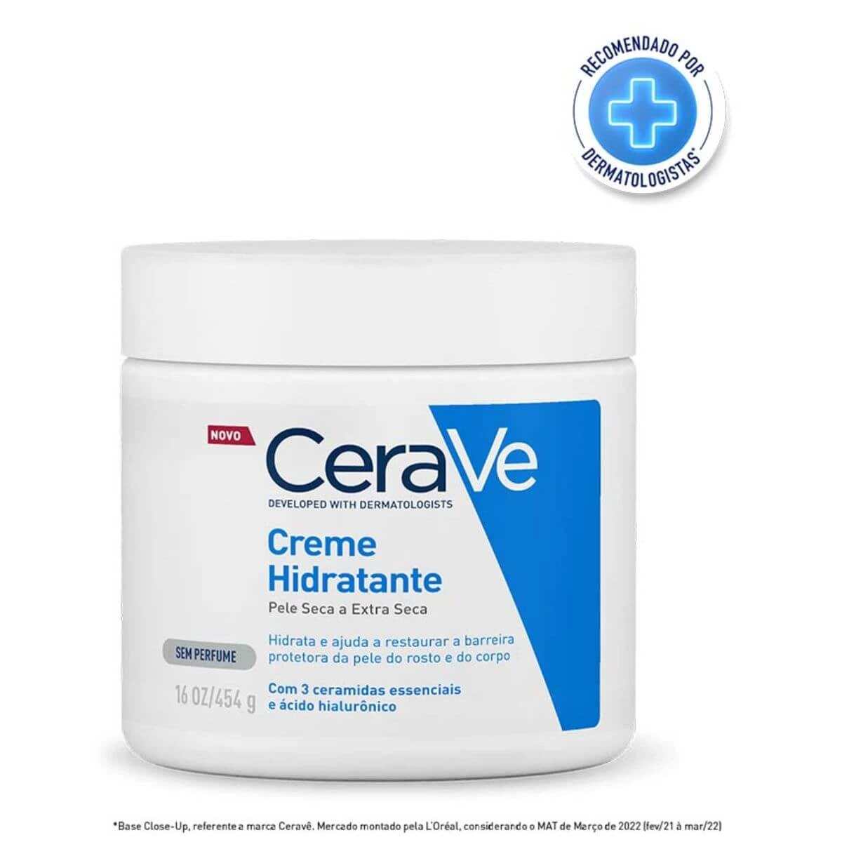 CREME HIDRATANTE CERAVE S/ PERFUME 454G — imagem 2 | Farmácia Resyla