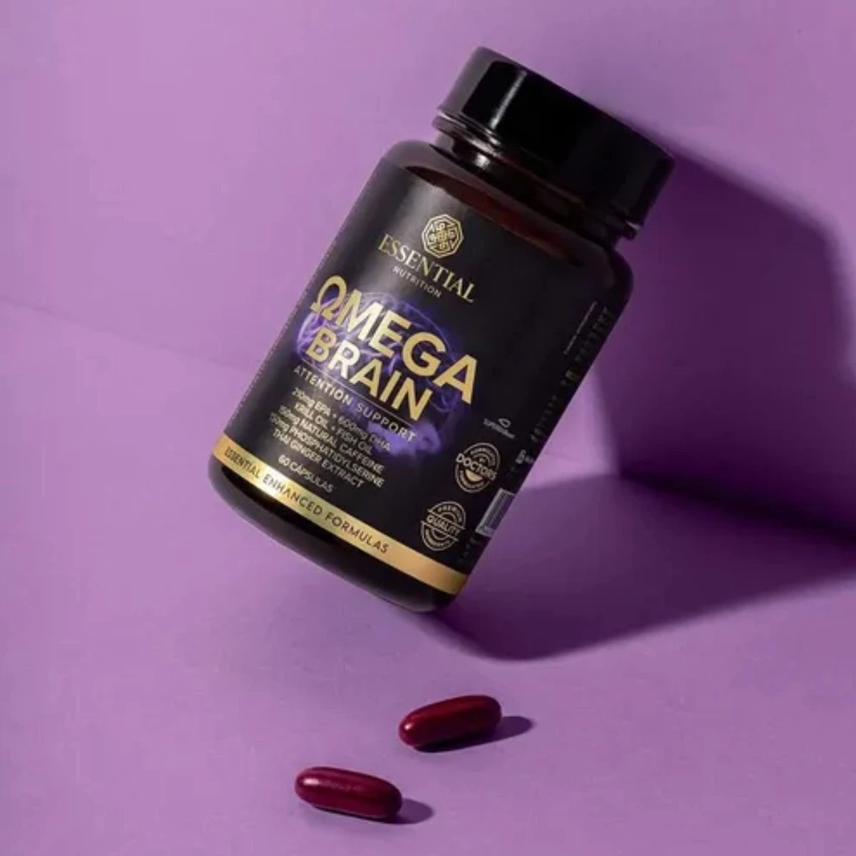 ÔMEGA BRAIN SUPLEMENTO ALIMENTAR ESSENTIAL 60CPS — imagem 2 | Farmácia Resyla