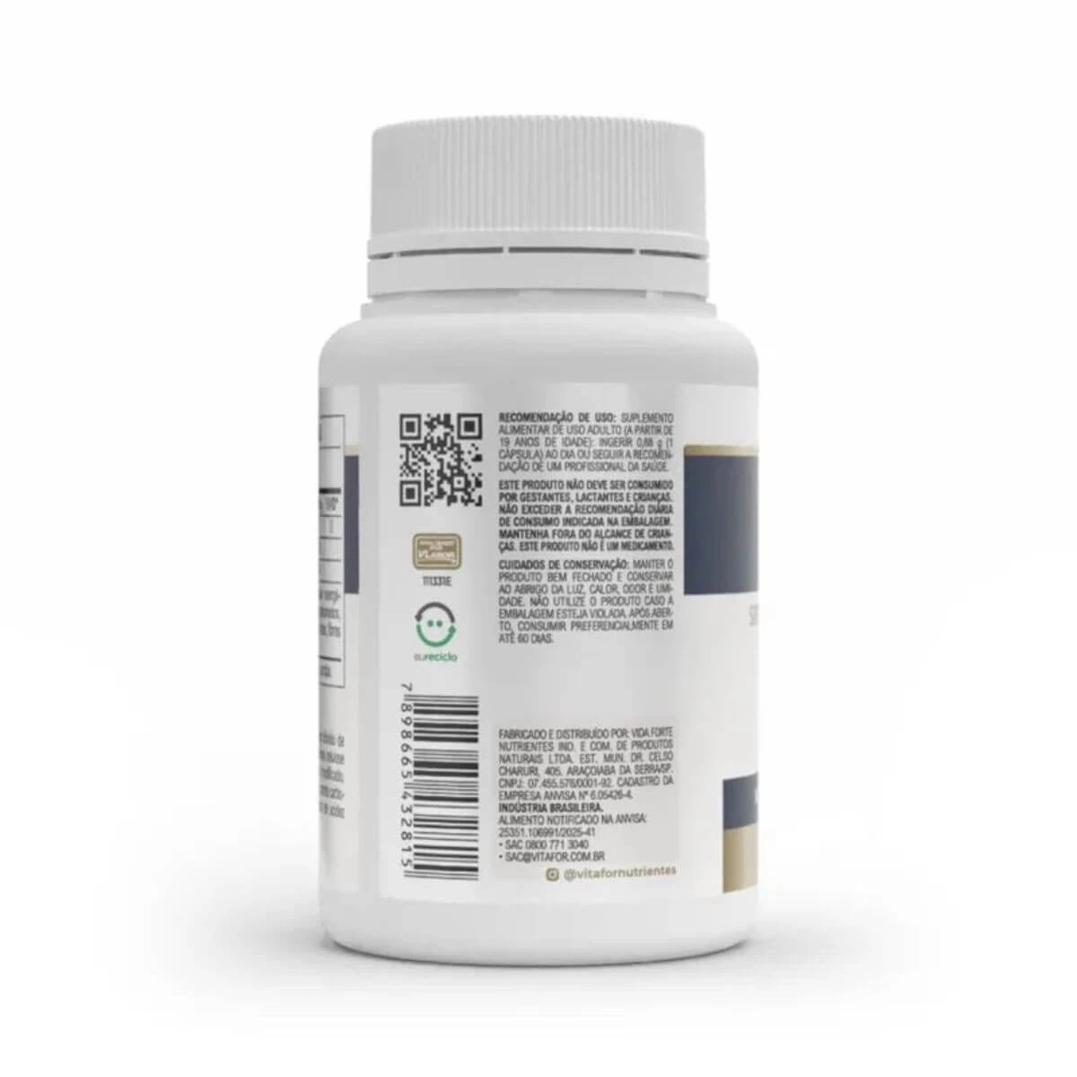 NAC N-ACETIL- L-CISTEINA 600MG VITAFOR 60CPS — imagem 2 | Farmácia Resyla