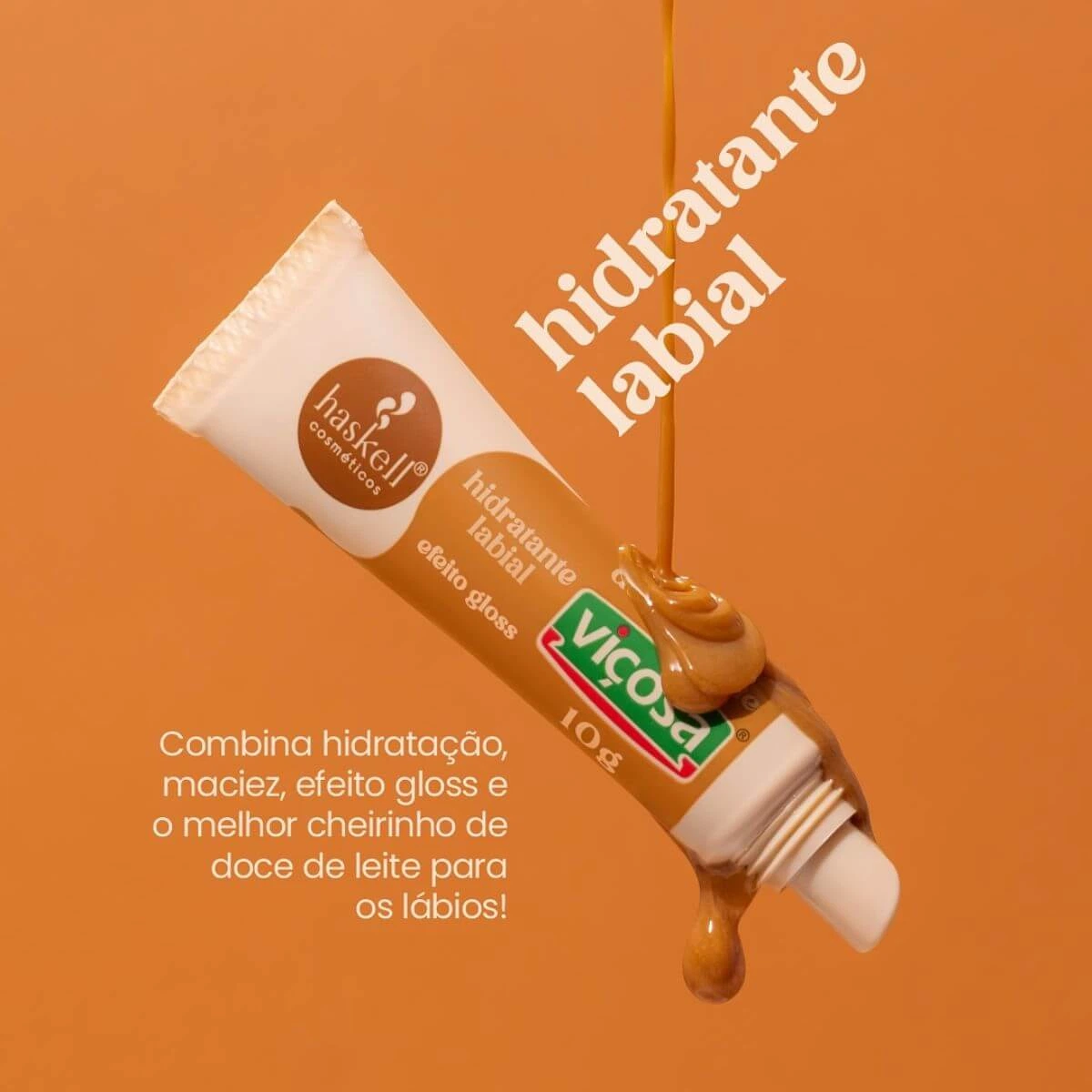 HIDRATANTE LABIAL HASKELL DOCE DE LEITE VIÇOSA 10G — imagem 3 | Farmácia Resyla