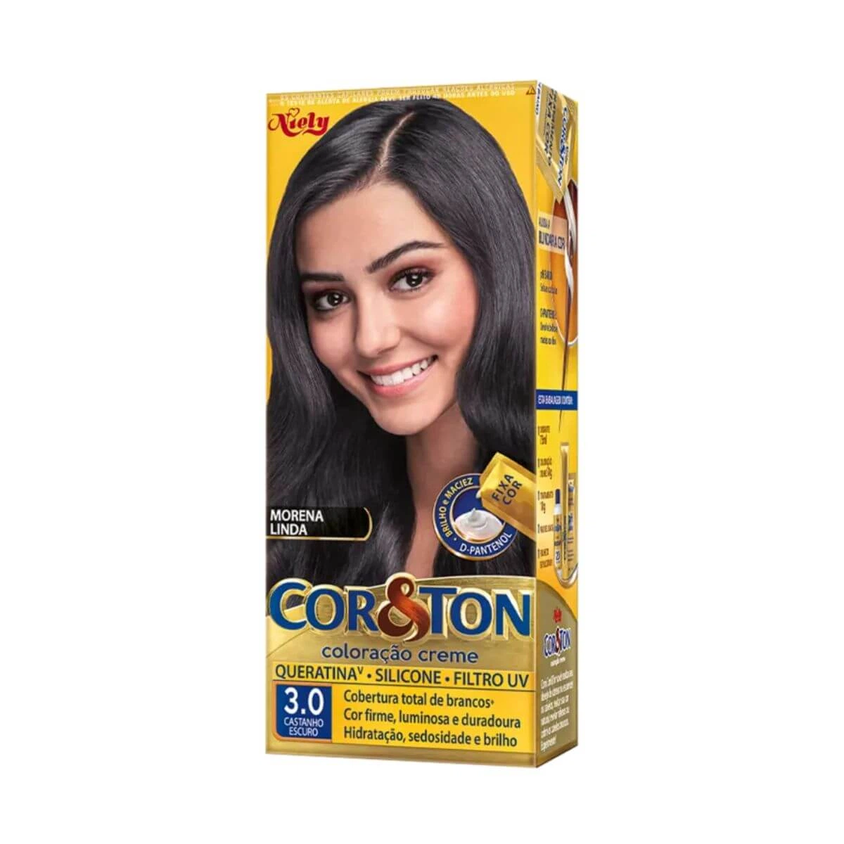 TINTA COR & TON 3.0 CASTANHO ESCURO — Cor & Ton | Farmácia Resyla