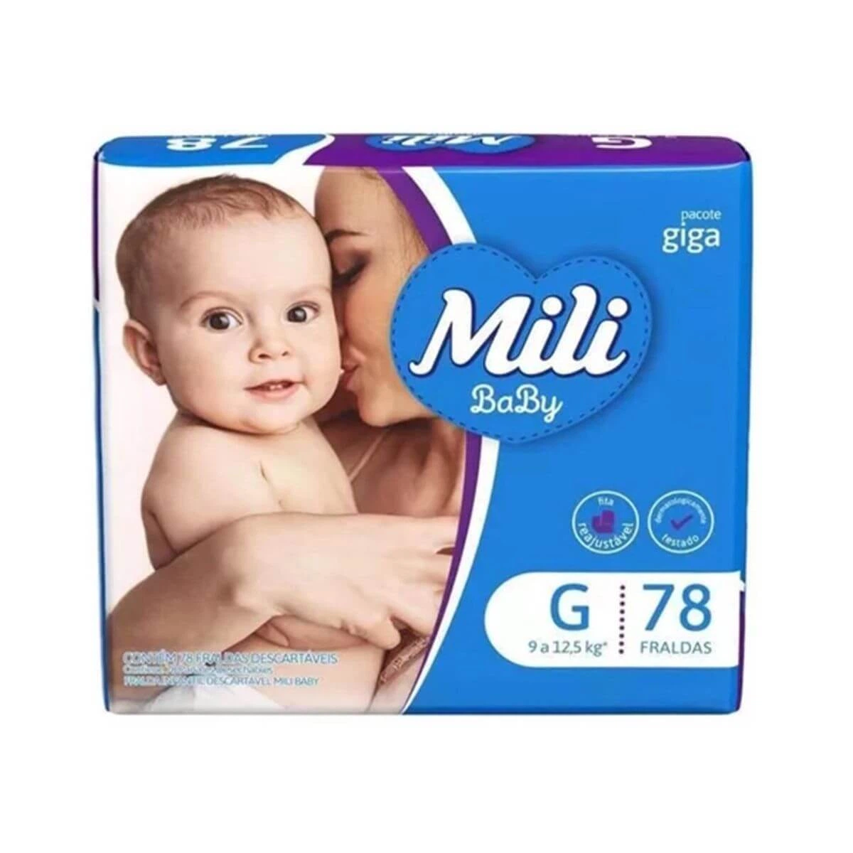 FRALDA MILI BABY GIGA G C/72UN — Mili | Farmácia Resyla