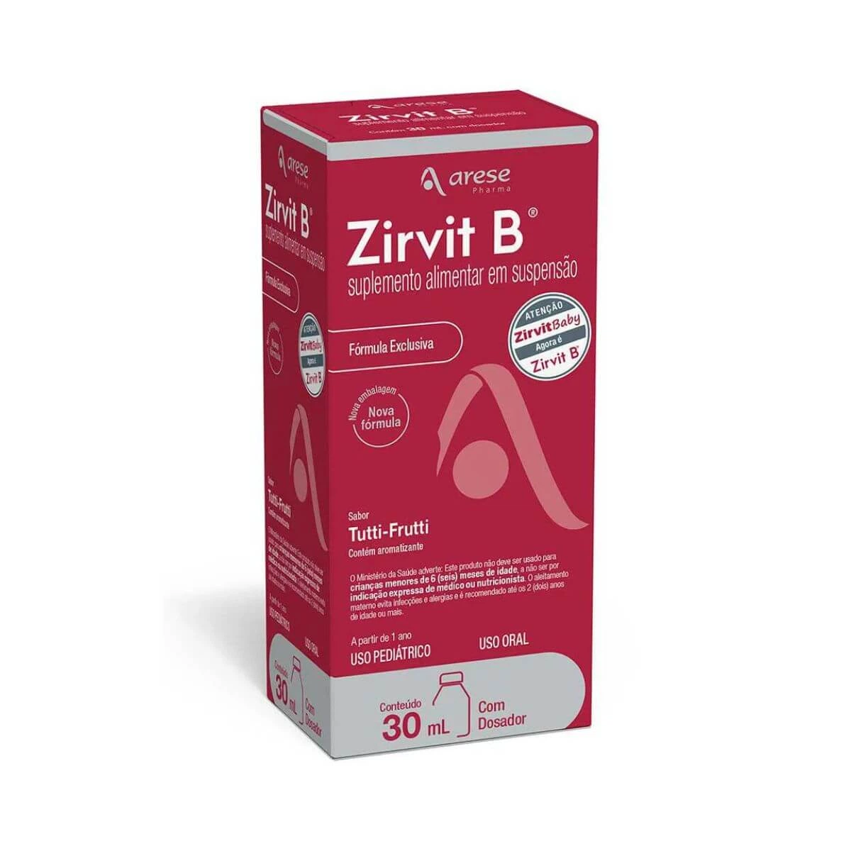 ZIRVIT BABY SOLUÇÃO 30ML + COPO DOSADOR  - ARESE — Arese | Farmácia Resyla