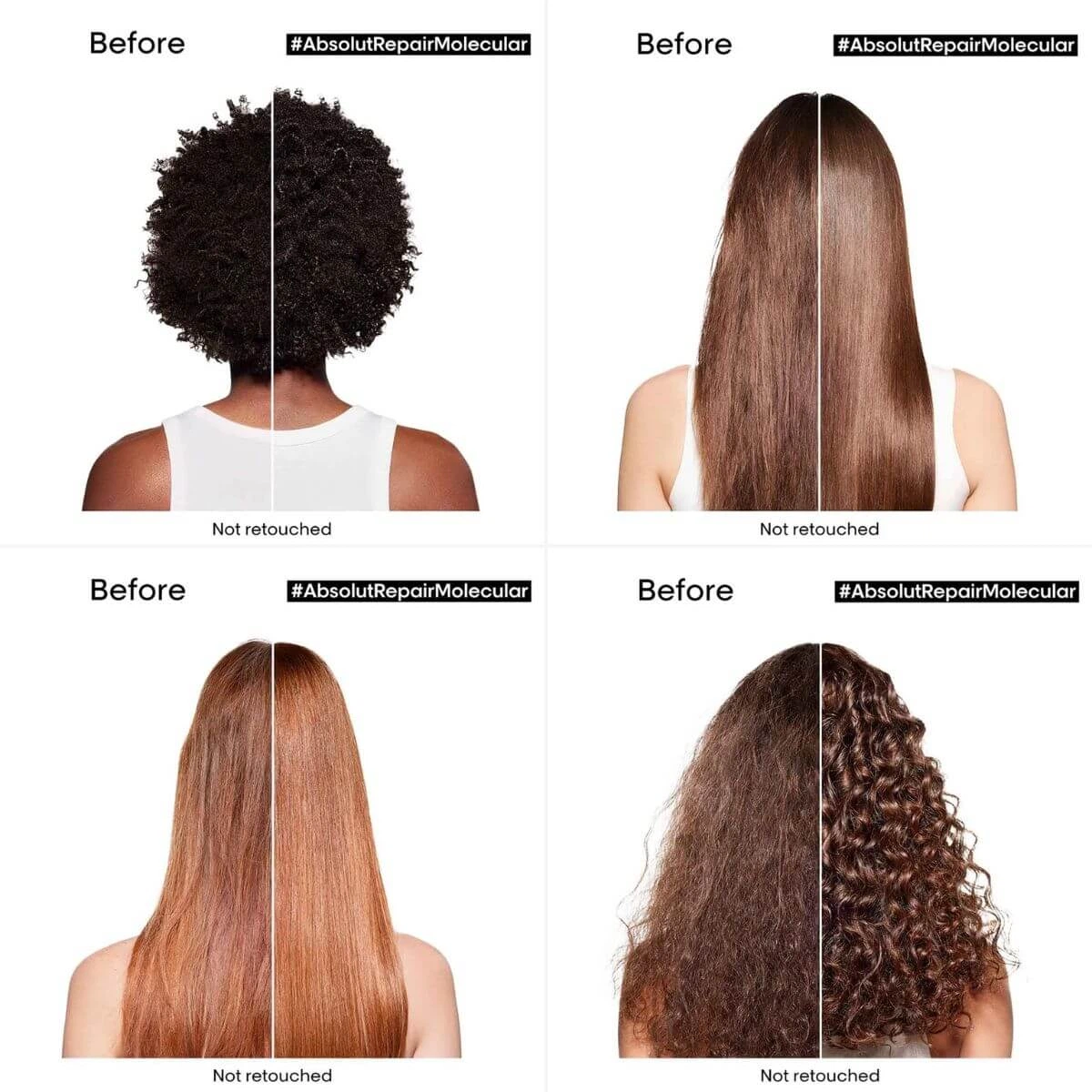 SHAMPOO LOREAL ABSOLUT REPAIR MOLECULAR 300ML — imagem 4 | Farmácia Resyla