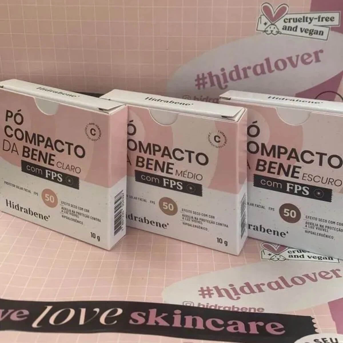 PÓ PROTETOR SOLAR HIDRABENE FPS50 MEDIO 10G — imagem 3 | Farmácia Resyla