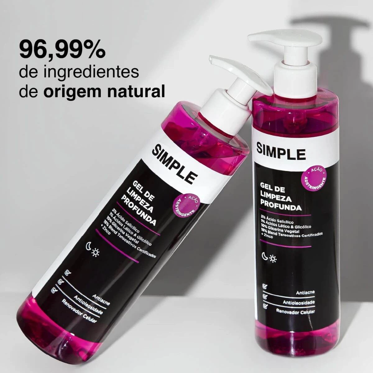 GEL DE LIMPEZA PROFUNDA SIMPLE 350G — imagem 2 | Farmácia Resyla