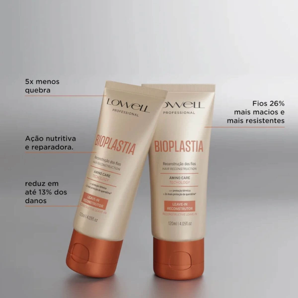 LEAVE-IN LOWELL RECONSTRUTOR BIOPLASTIA 120ML — imagem 2 | Farmácia Resyla
