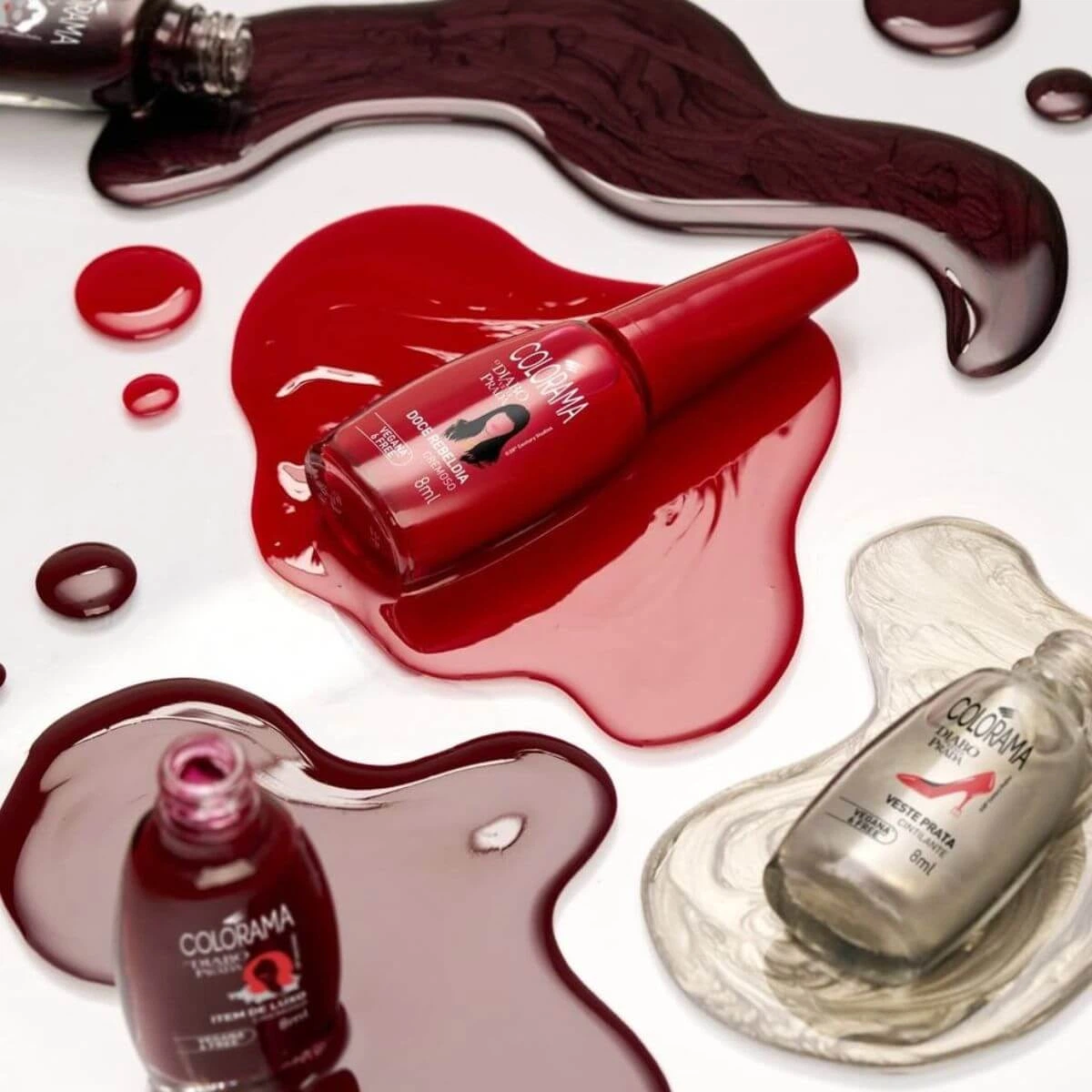 KIT ESMALTE COLORAMA DIABO VESTE PRADA - 4 CORES — imagem 4 | Farmácia Resyla