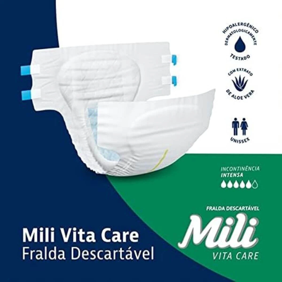 FRALDA GERIÁTRICA MILI VITA CARE G C/8UN — imagem 2 | Farmácia Resyla